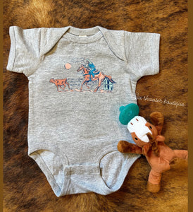 Roper baby onesie