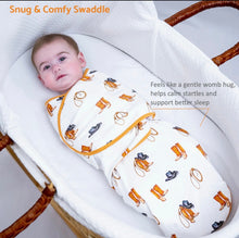 Load image into Gallery viewer, Better in boots cotton baby swaddle sack