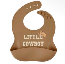 Load image into Gallery viewer, Little cowboy no drip baby bib