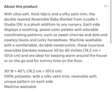 Load image into Gallery viewer, Blooming boot baby blanket