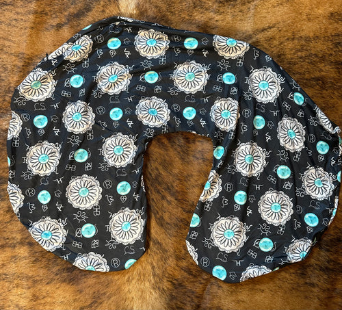 Concho brand baby boppy pillow cover