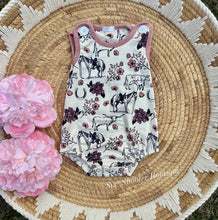 Load image into Gallery viewer, Cowgirl life baby romper