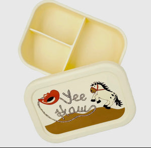 Silicone yeehaw kids lunch/ snack box