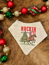 Load image into Gallery viewer, Rockin around the Christmas tree baby bandanna