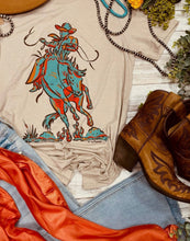 Load image into Gallery viewer, Sunset cowboy tee
