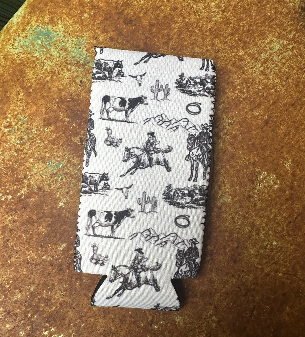 White western life slim drink sleeve