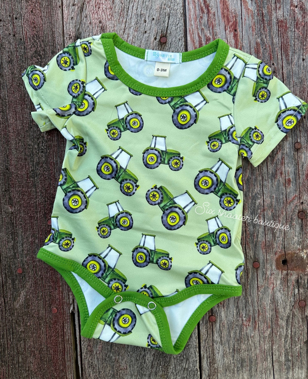 Tractor baby onesie (sale)