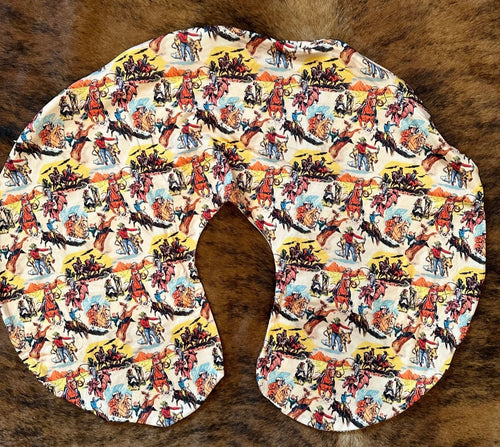 Get western baby boppy pillow cover