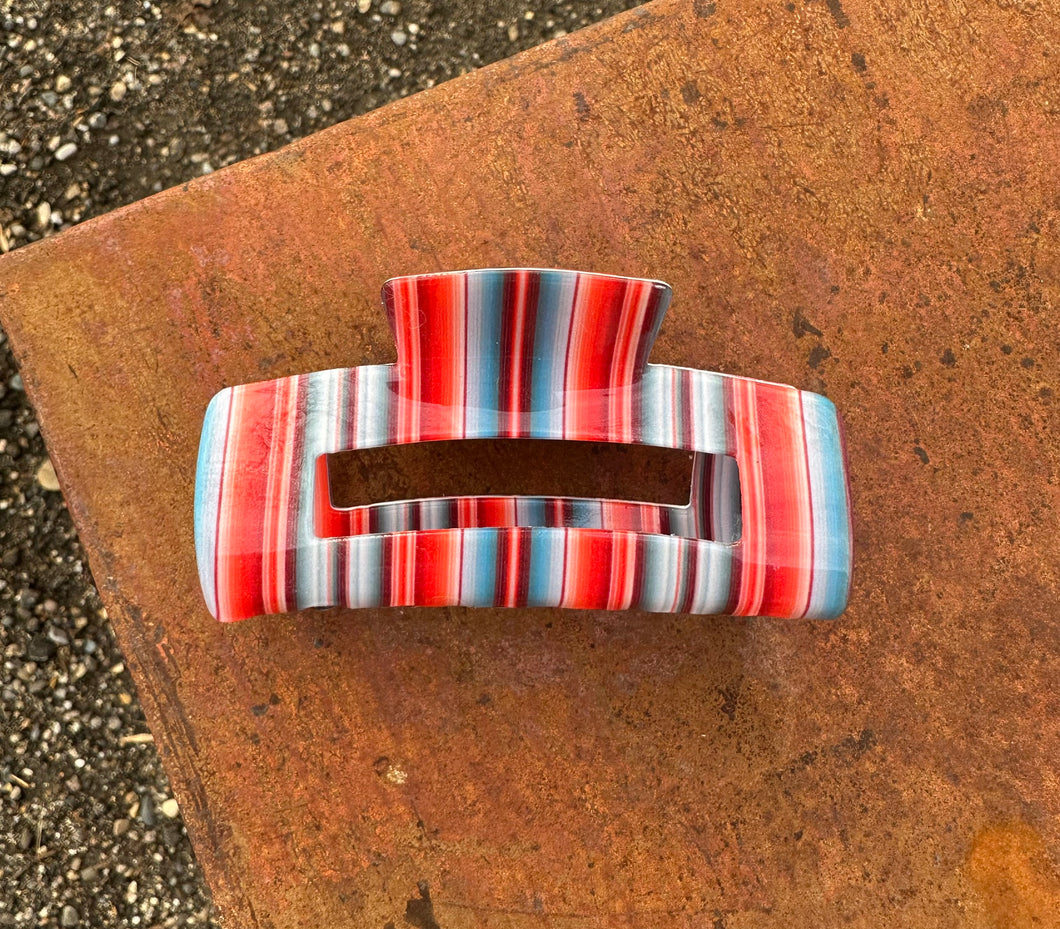 Serape claw hair clip (sale)