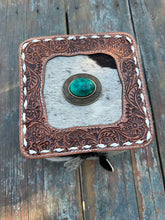 Load image into Gallery viewer, Cowhide leather jewelry box