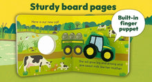 Load image into Gallery viewer, I am a tractor finger puppet book