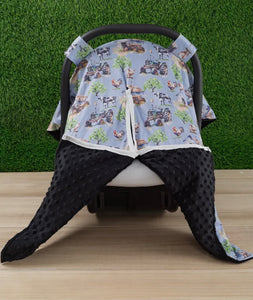 Farm life baby car seat cover