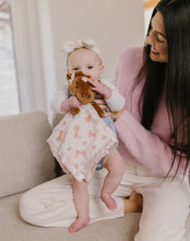 Load image into Gallery viewer, Blooming boot horse baby security blanket