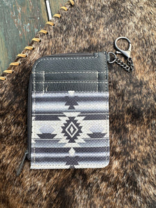 Black Aztec wrangler card holder