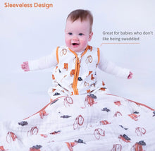 Load image into Gallery viewer, Organic cotton better in boots baby sleep sack
