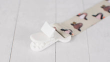 Load image into Gallery viewer, Cow baby pacifier clip