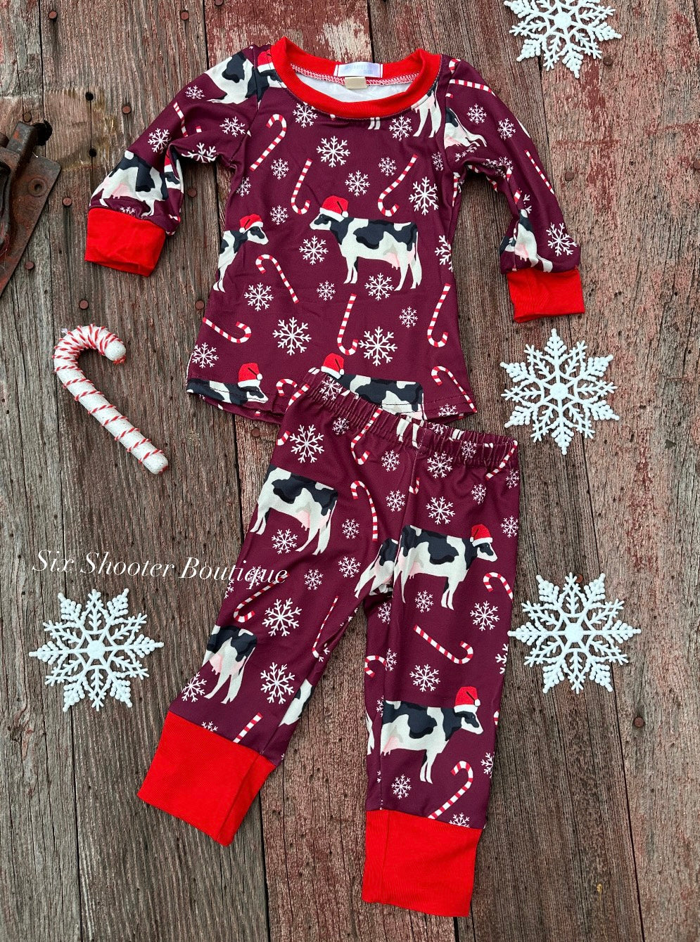 Have a Mooey Christmas pj set