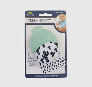 Cactus teething mitt