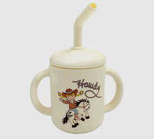 Load image into Gallery viewer, Howdy cowgirl sippy cup