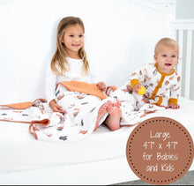 Load image into Gallery viewer, Life is better in boots muslin cotton kid/ baby blanket