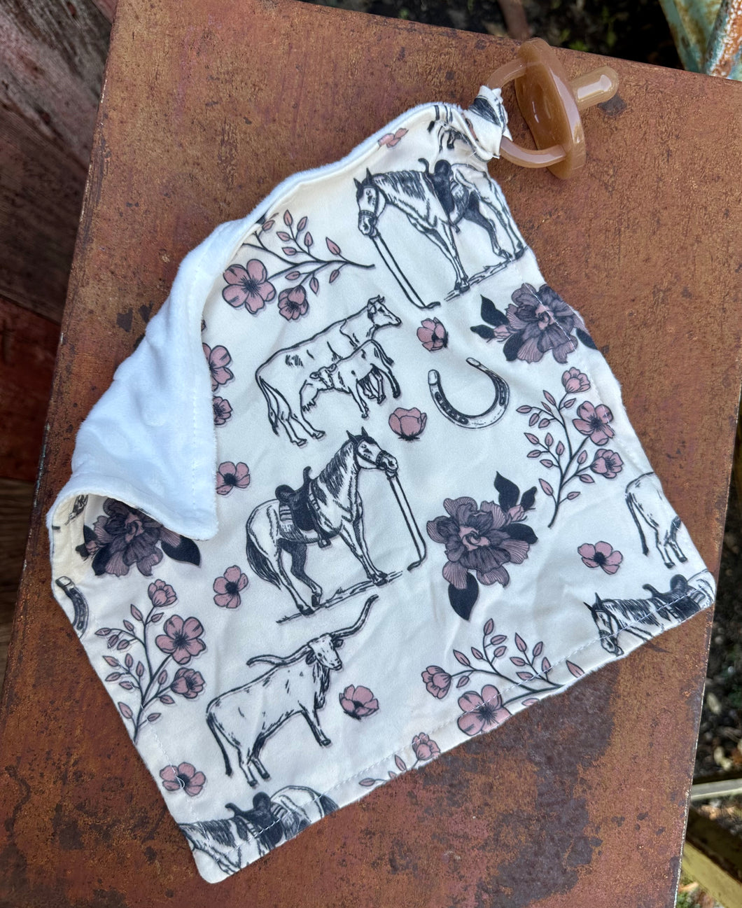 Cowgirl life paci lovey