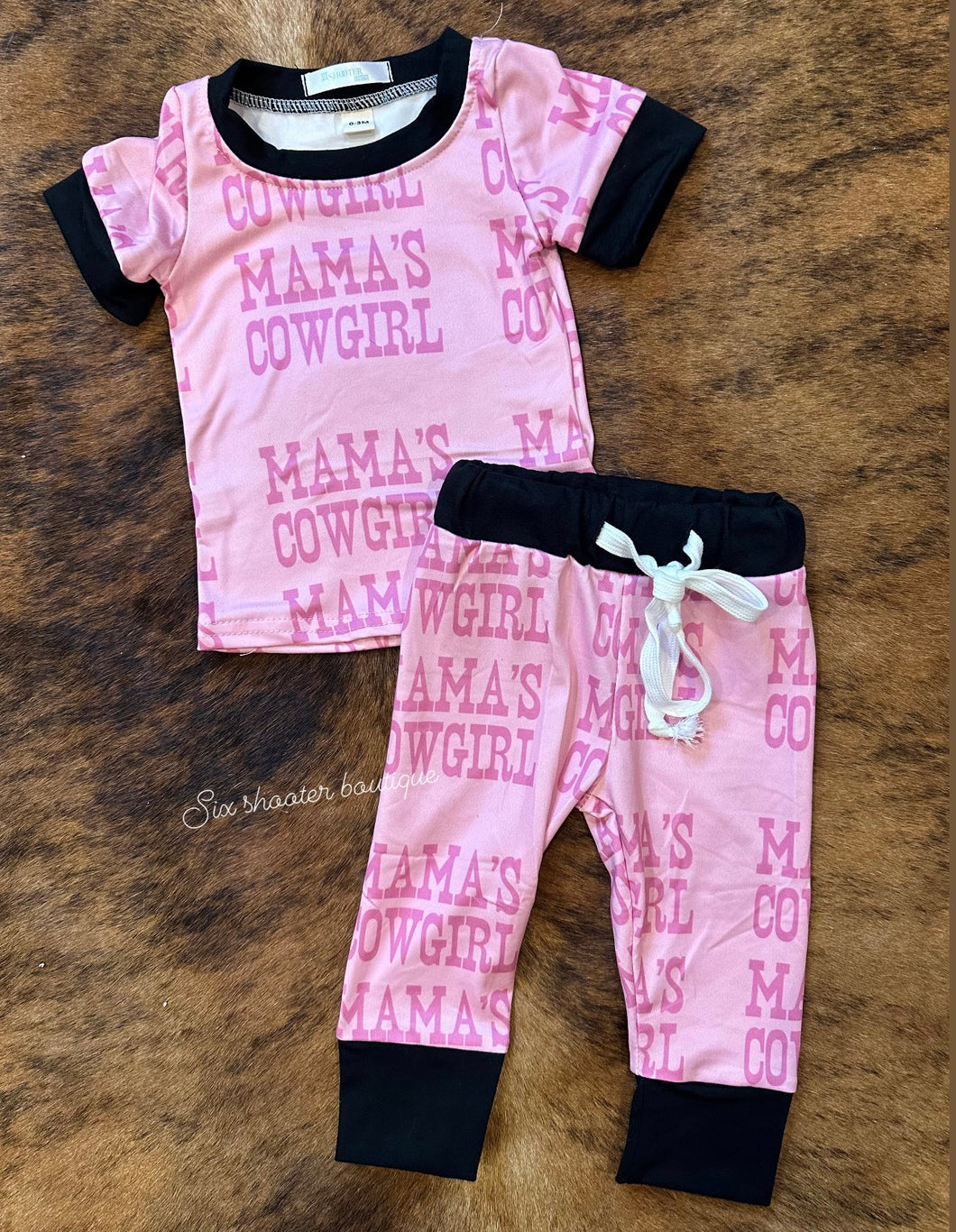 Mamas cowgirl pj set