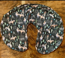 Load image into Gallery viewer, Black western life baby pillow cover