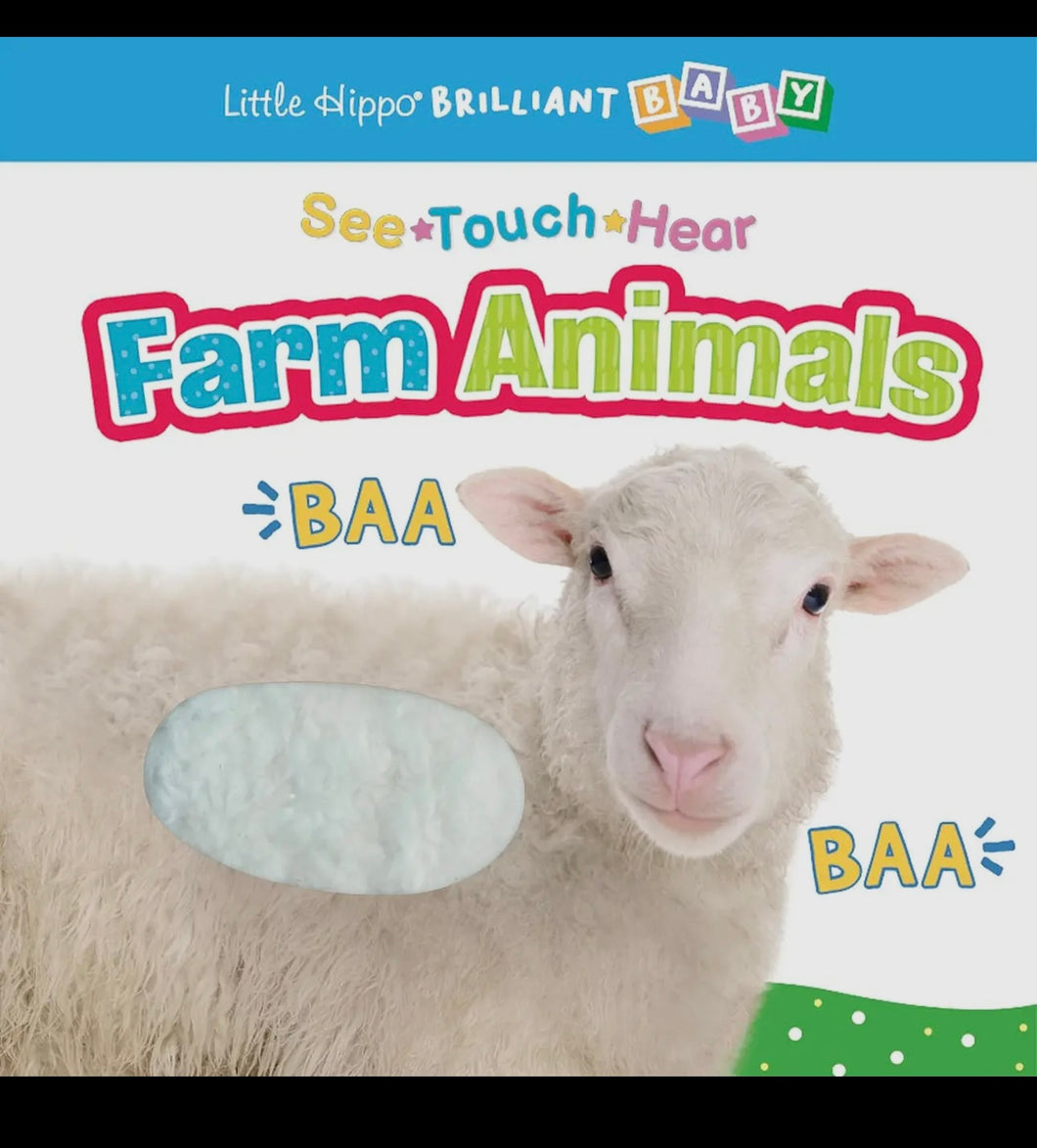 Farm animals kids book