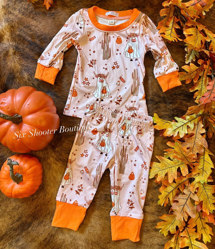 Ghost cow pj set