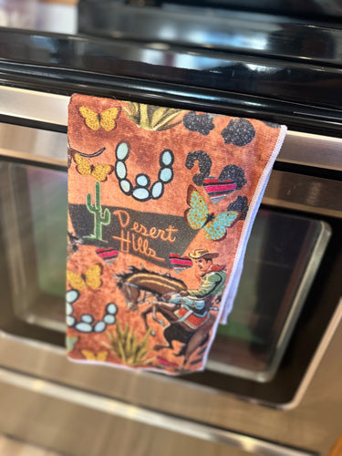 Desert hills hand towel