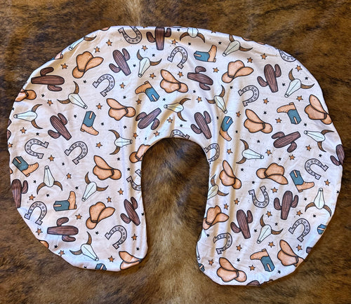 Cowkid baby boppy pillow cover