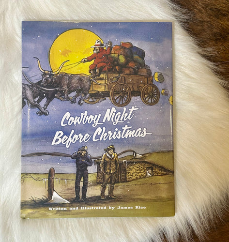 Cowboy night before Christmas book