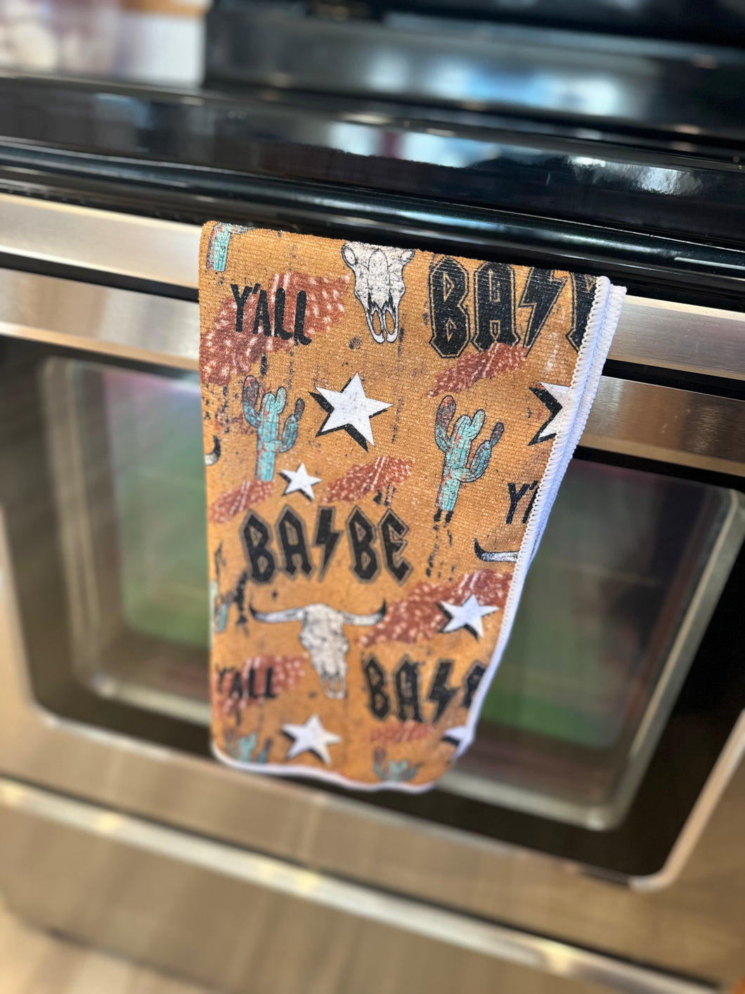 Western babe hand towel