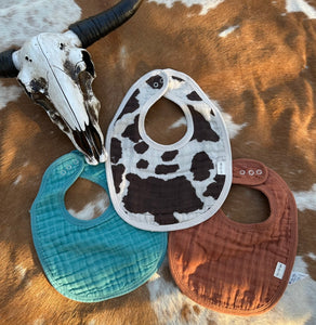 Giddy up baby bib set