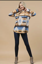 Load image into Gallery viewer, Aztec yellow ultra soft hoodie