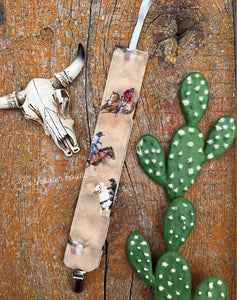 Rodeo baby pacifier clip