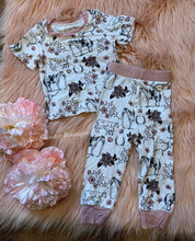 Load image into Gallery viewer, Cowgirl life bamboo pj set