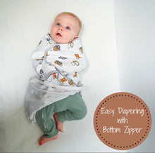 Load image into Gallery viewer, Better in boots baby swaddle