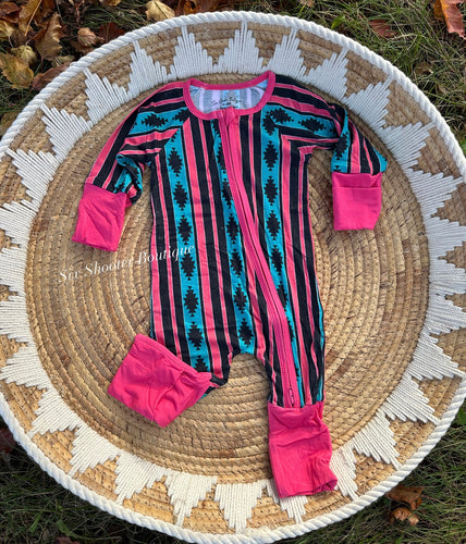 Retro cowgirl bamboo sleeper