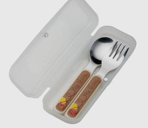 Yeehaw kids silverware set