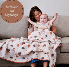 Load image into Gallery viewer, Life is better in boots baby/ toddler muslin blanket