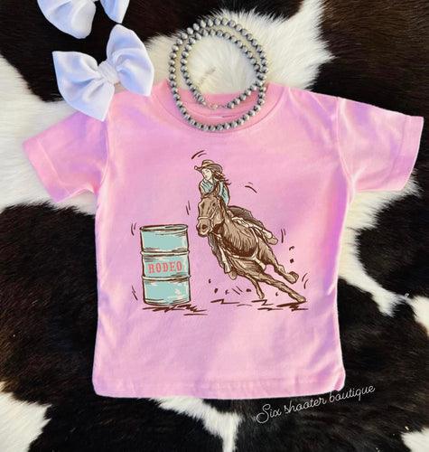 Barrel racer babe tee