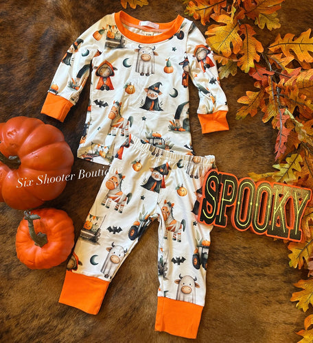 Halloween on the farm pj set