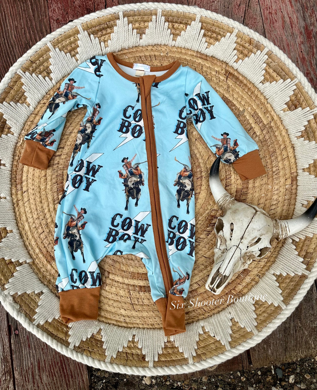 Cowboy bullrider baby sleeper