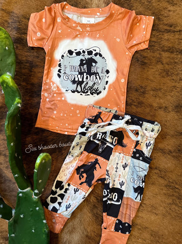 Cowboy baby set