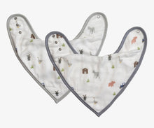 Load image into Gallery viewer, Farm animals baby bib set
