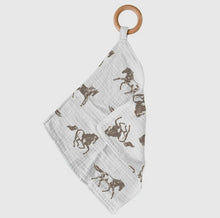 Load image into Gallery viewer, Galloping horses lovey teether