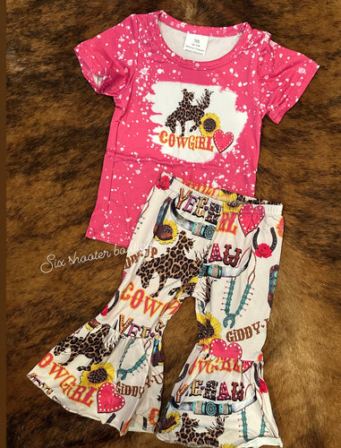 Little cowgirl bell set