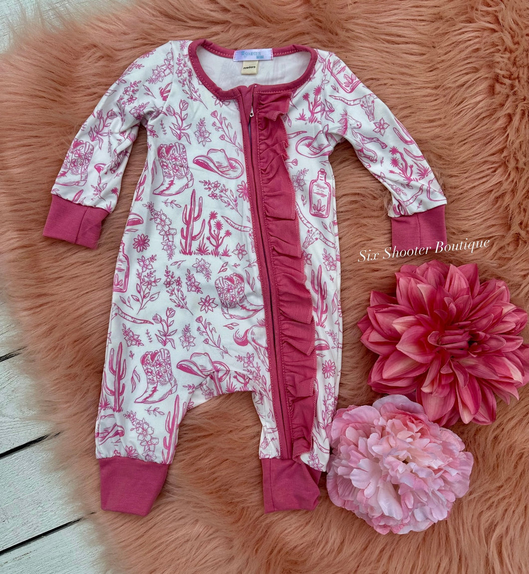 Pretty in pink cowgirl sleeper