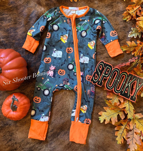 Farm animal Halloween baby sleeper